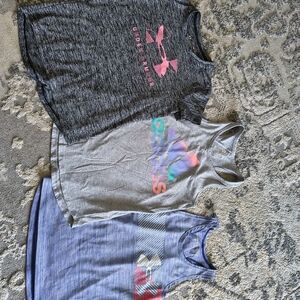 Girls Tanks. Under Armour And Adidas